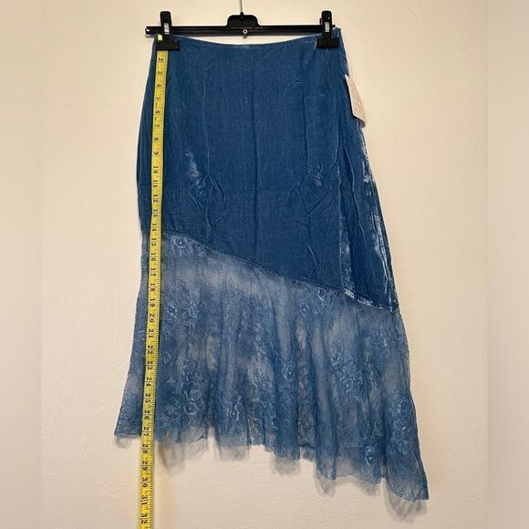 Free people velvet midi skirt size XS(0), NWT - Picture 9 of 9